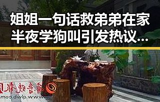 姐姐一句话救弟弟在家半夜学狗叫引发热议高考南方大暴雨警示