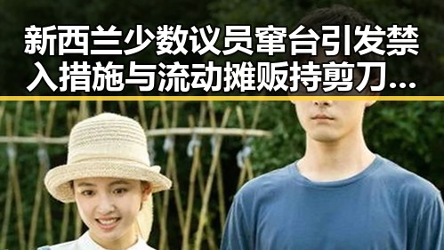 新西兰少数议员窜台引发禁入措施与流动摊贩持剪刀威胁城管的反差事件